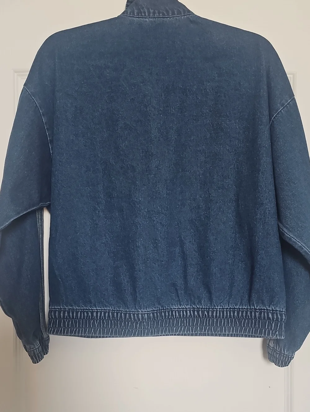 adidas Indigo Denim-Look Track Jacket and Pants Set